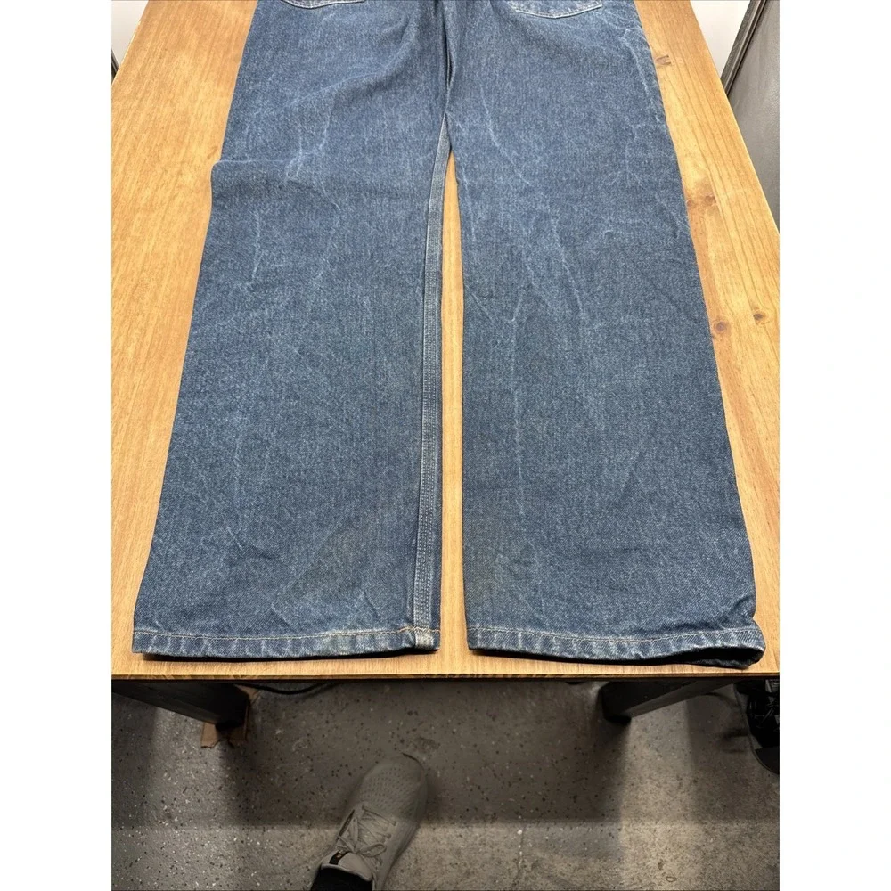 Carhartt B480 DVB Traditional Fit Blue Denim‎ Jeans Mens 38x34 Workwear Grunge